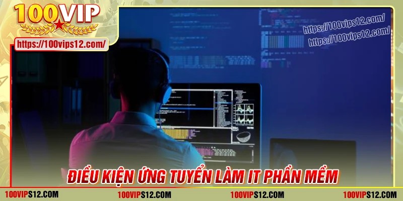 Điều kiện ứng tuyển vị trí IT phần mềm tại 100VIP